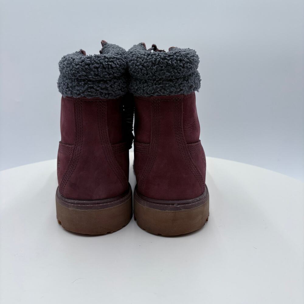 Timberland Men's burgundy boots - Picture 3 of 7